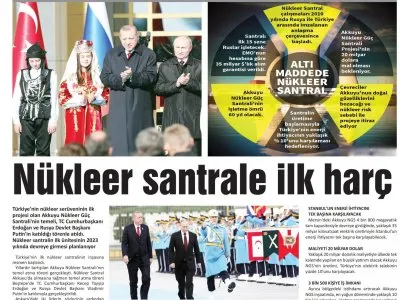 NÜKLEER SANTRALE İLK HARÇ (HALKIN SESİ)