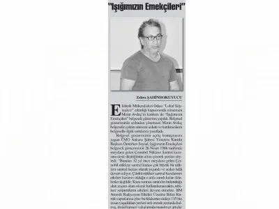 IŞIĞIMIZIN EMEKÇİLERİ (BAŞKENT GAZETESİ, 28.04.2018)