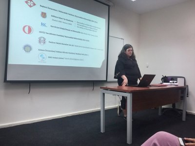 ANKARA ÜNİVERSİTESİ BİYOMEDİKAL MÜHENDİSLİĞİ BÖLÜMÜNDE MEZUNİYET SONRASI MESLEK HAYATI SUNUMU YAPILDI
