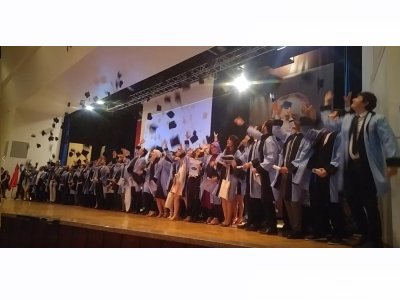 GAZİ ÜNİVERSİTESİ MÜHENDİSLİK FAKÜLTESİNDE MEZUNİYET SEVİNCİ