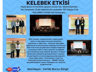 EMO ANKARA ŞUBESİ YÖNETİM KURULU ÜYESİ NİHAL KALENDER TRT RADYO-1DE KELEBEK ETKİSİ PROGRAMINDA