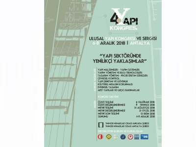 4.ULUSAL YAPI KONGRESİ BİLDİRİ ÖZET TESLİM TARİHİ 8 HAZİRANDA