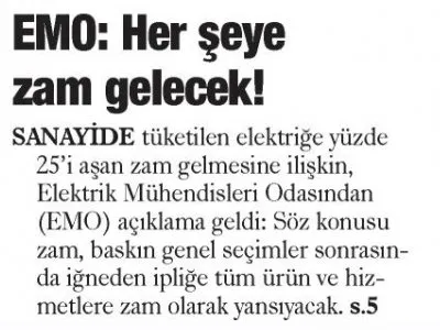 EMO: HER ŞEYE ZAM GELECEK (EVRENSEL)