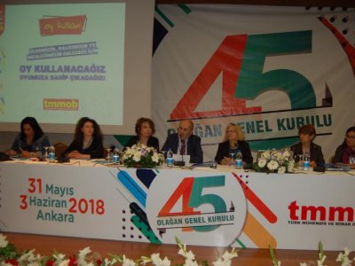 TMMOB 45. OLAĞAN GENEL KURULU BAŞLADI