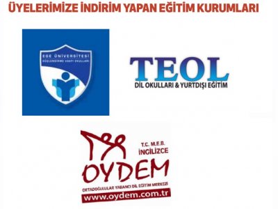 ÜYELERİMİZE İNDİRİM YAPAN EĞİTİM KURUMLARI