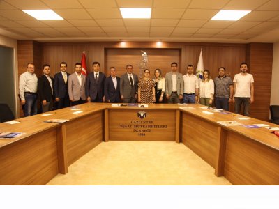 GAZİANTEP İNŞAAT MÜTEAHHİTLERİ DERNEĞİ ZİYARET EDİLDİ
