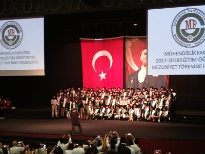 ÇUKUROVA ÜNİVERSİTESİNDE MEZUNİYET TÖRENİ GERÇEKLEŞTİ