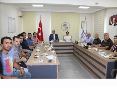 MAKİNA MÜHENDİSLERİ ODASI GAZİANTEP ŞUBESİ ŞUBEMİZİ ZİYARET ETTİ