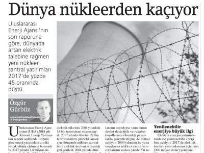 DÜNYA NÜKLEERDEN KAÇIYOR (ÖZGÜR GÜRBÜZ- BİRGÜN)