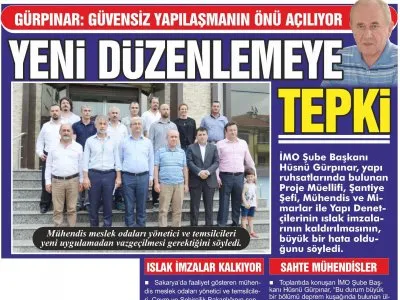 ADA POSTASI:YENİ DÜZENLEMEYE TEPKİ