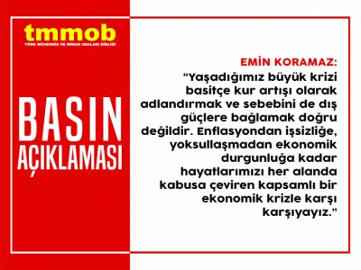 KRİZİN SORUMLUSU AKPNİN YANLIŞ EKONOMİ POLİTİKALARIDIR!