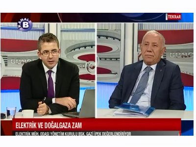 EMO YÖNETİM KURULU BAŞKANI GAZİ İPEK KANAL BYE KONUK OLDU
