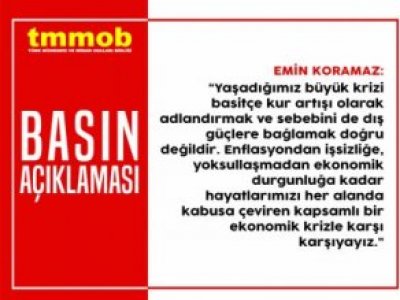 KRİZİN SORUMLUSU AKPNİN YANLIŞ EKONOMİ POLİTİKALARIDIR!