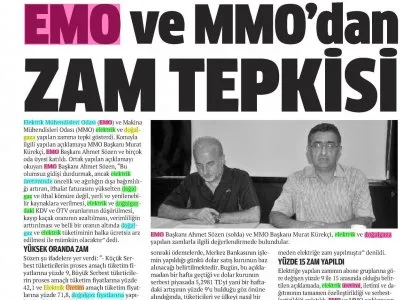 ÖZGÜR KOCAELİ: EMO VE MMO`DAN ZAM TEPKİSİ