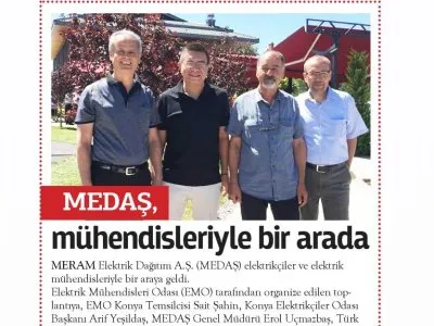 MÜHENDİSLERİYLE BİR ARADA (MEMLEKET, 15.08.2018)