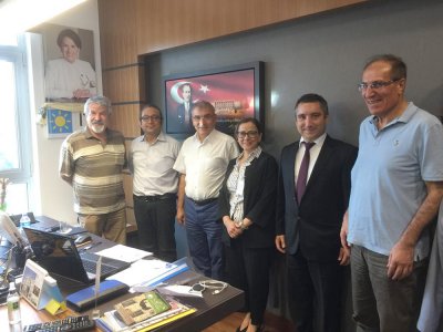 EMO ANKARA ŞUBESİNDEN MİLLETVEKİLİ SEÇİLEN PROF.DR.AYHAN ALTINTAŞA ZİYARET