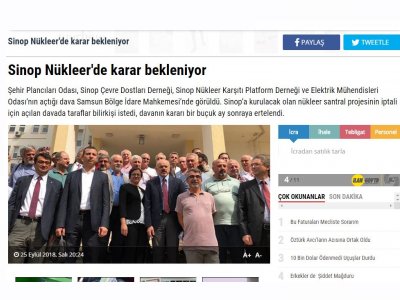 SİNOP NÜKLEER`DE KARAR BEKLENİYOR (HEDEFHALK.COM)