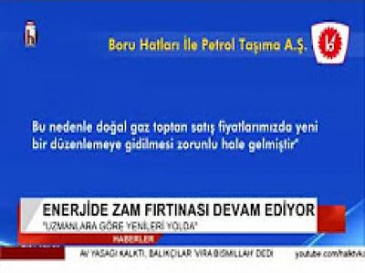EMONUN ZAM AÇIKLAMASI HALK TVDE YAYINLANDI (2-3 EYLÜL 2018)
