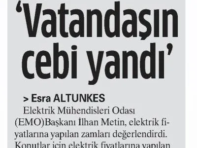 VATANDAŞIN CEBİ YANDI (AKDENİZ MANŞET-11.09.2018)