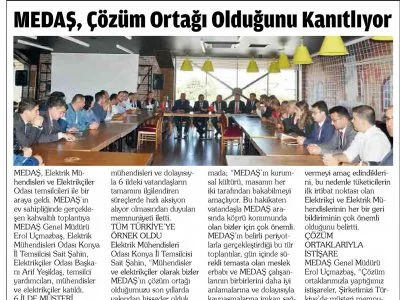 MEDAŞ, ÇOZUM ORTAĞI OLDUĞUNU KANITLIYOR (HAMLE, 24.09.2018)