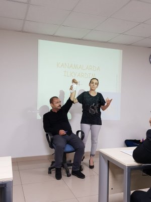ŞUBEMİZDE İLK YARDIM EĞİTİMİ DÜZENLENDİ