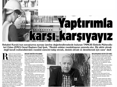 YAPTIRIMLA KARŞI KARŞIYAYIZ (ANTALYA KÖRFEZ)