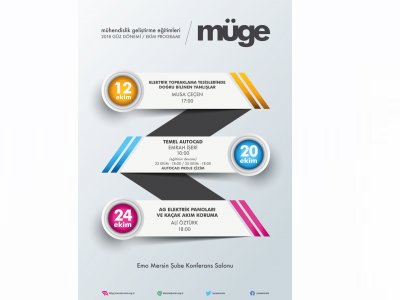 MÜGE EĞİTİMLERİMİZ BAŞLIYOR.