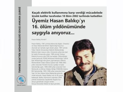 HASAN BALIKÇININ MÜCADELESİ YOLUMUZU AYDINLATIYOR