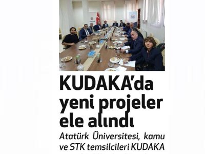 KUDAKA`DA YENİ PROJELER ELE ALINDI (DADAŞ, 14.11.2018)
