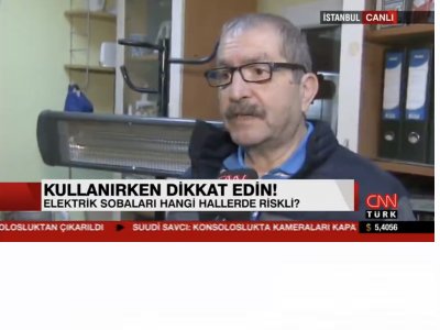 KULLANIRKEN DİKKAT EDİN, ELEKTRİK SOBALARI HANGİ HALLERDE RİSKLİ - CNNTÜRK 15 KASIM 2018