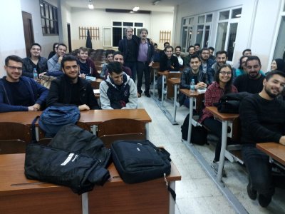 ÇUKUROVA ÜNİVERSİTESİ ELEKTRİK-ELEKTRONİK MÜHENDİSLİĞİ ÖĞRENCİLERİ İLE BULUŞTUK.