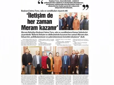 MERAM`IMIZ İLETİŞİM (YENİ KONYA, 07.11.2018)