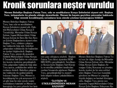 KRONİK SORUNLARA NEŞTER VURULDU (KONYA TAKİP, 07.11.2018)