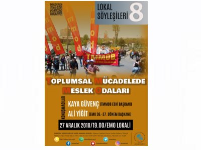 LOKAL SÖYLEŞİLERİ 8: TOPLUMSAL MÜCADELEDE MESLEK ODALARI