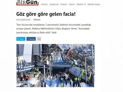 GÖZ GÖRE GÖRE GELEN FACİA! (BİRGUN.NET)