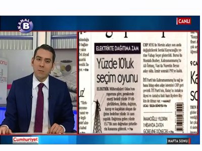 EMONUN TARİFE AÇIKLAMASINA KANAL BDE YER VERİLDİ