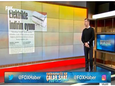 EMONUN TARİFELERE YÖNELİK AÇIKLAMASI FOX TVDE AKTARILDI