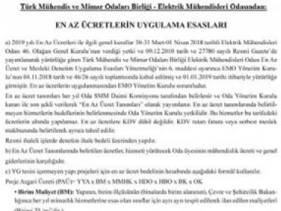 2019 YILI EN AZ ÜCRETLERİ RESMİ GAZETEDE YAYIMLANDI