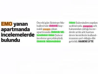 EMO YANAN APARTMANDA İNCELEMEDE BULUNDU.(MİLLİ İRADE GAZETESİ-29.01.2018)
