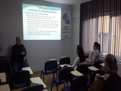 İŞ GÜVENLİĞİ BİLGİLENDİRME SEMİNERİ DÜZENLENDİ