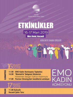 EMO KADIN KOMİSYONU ETKİNLİKLERİ