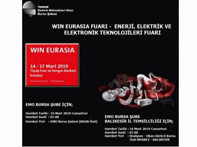 ` WIN EURASIA 2019 FUARI ` TEKNİK GEZİ