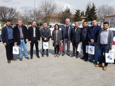NAKSAN HOLDİNG A.Ş DE ÇALIŞAN MESLEKTAŞLARIMIZ ZİYARET EDİLDİ
