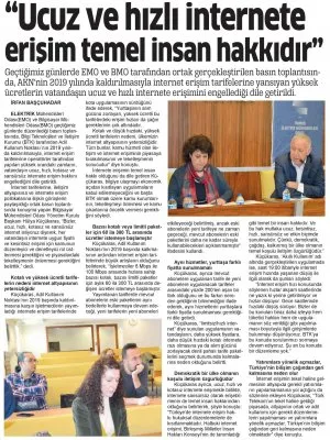 UCUZ VE HIZLI İNTERNETE ERİŞİM TEMEL İNSAN HAKKIDIR (TİCARİ HAYAT)