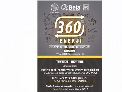 TÜRKİYE`DEKİ TRANSFORMATÖR ÜRETİM TEKNOLOJİLERİ
10.04.2019 EMO BALIKESİR İL TEMSİLCİLİĞİ
