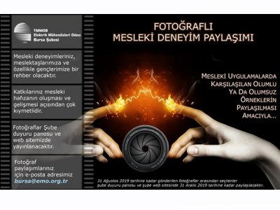 FOTOĞRAFLI MESLEKİ DENEYİM PAYLAŞIMI