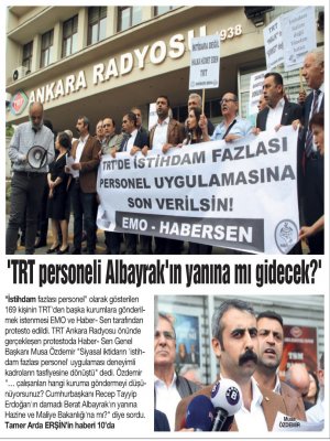 `TRT PERSONELİ ALBAYRAK`IN YANINA MI GİDECEK?` (ANAYURT)