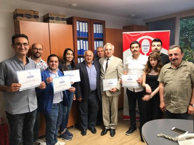 TEMEL TİYATRO ATÖLYESİ OYUNCULARINA TEŞEKKÜR SERTİFİKASI