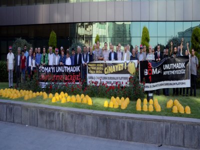 SOMA`YI UNUTMADIK, UNUTTURMAYACAĞIZ