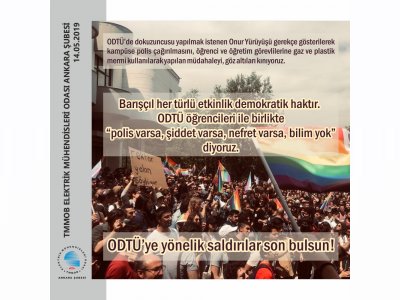 ODTÜYE YÖNELİK SALDIRILAR SON BULSUN!
